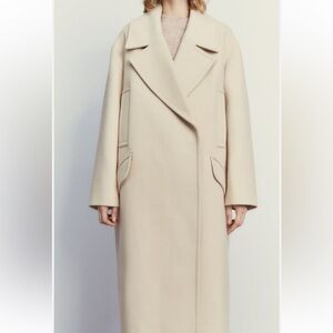 Zara Vanilla Cream Oversized Coat